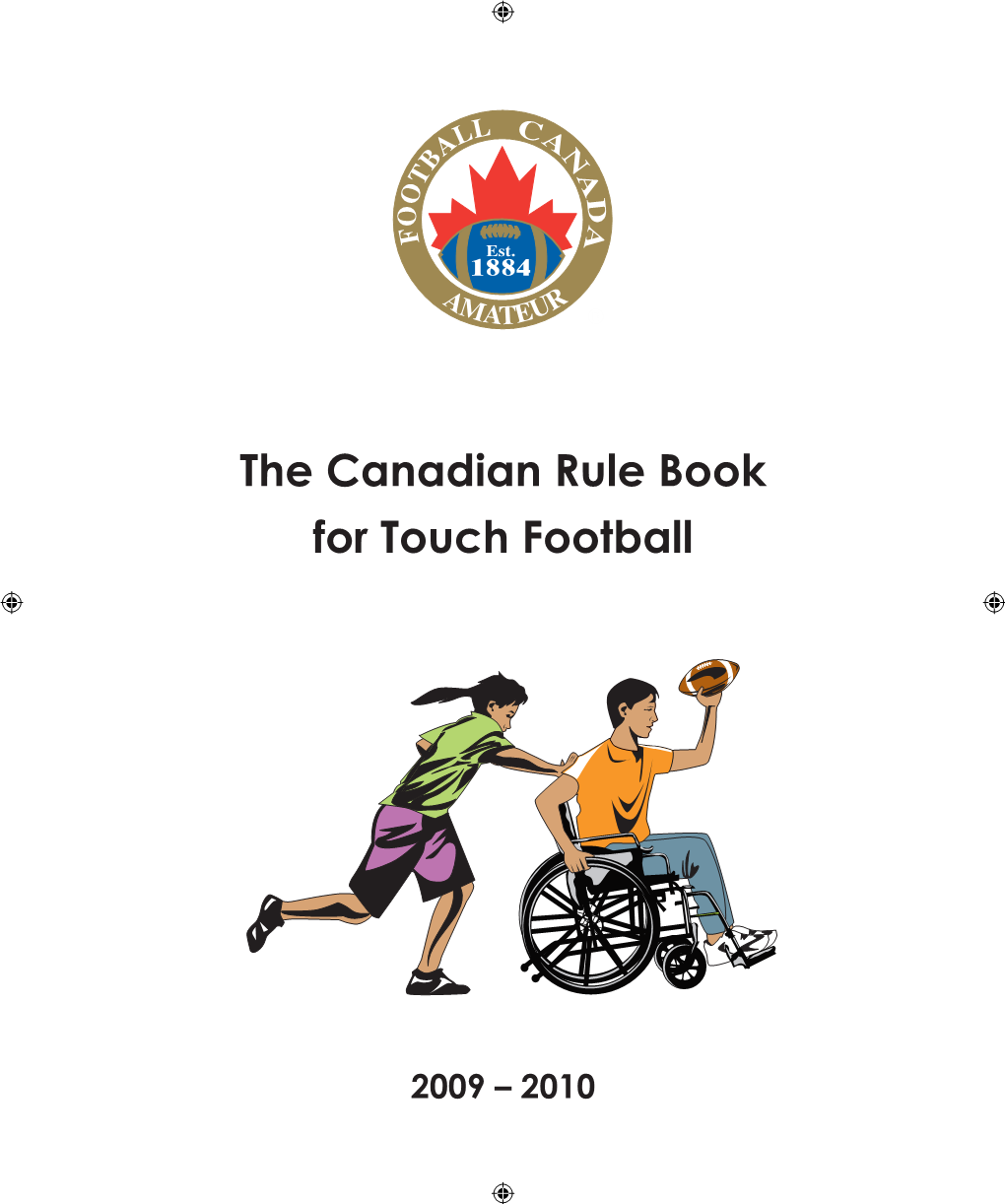 The Canadian Rule Book for Touch Football