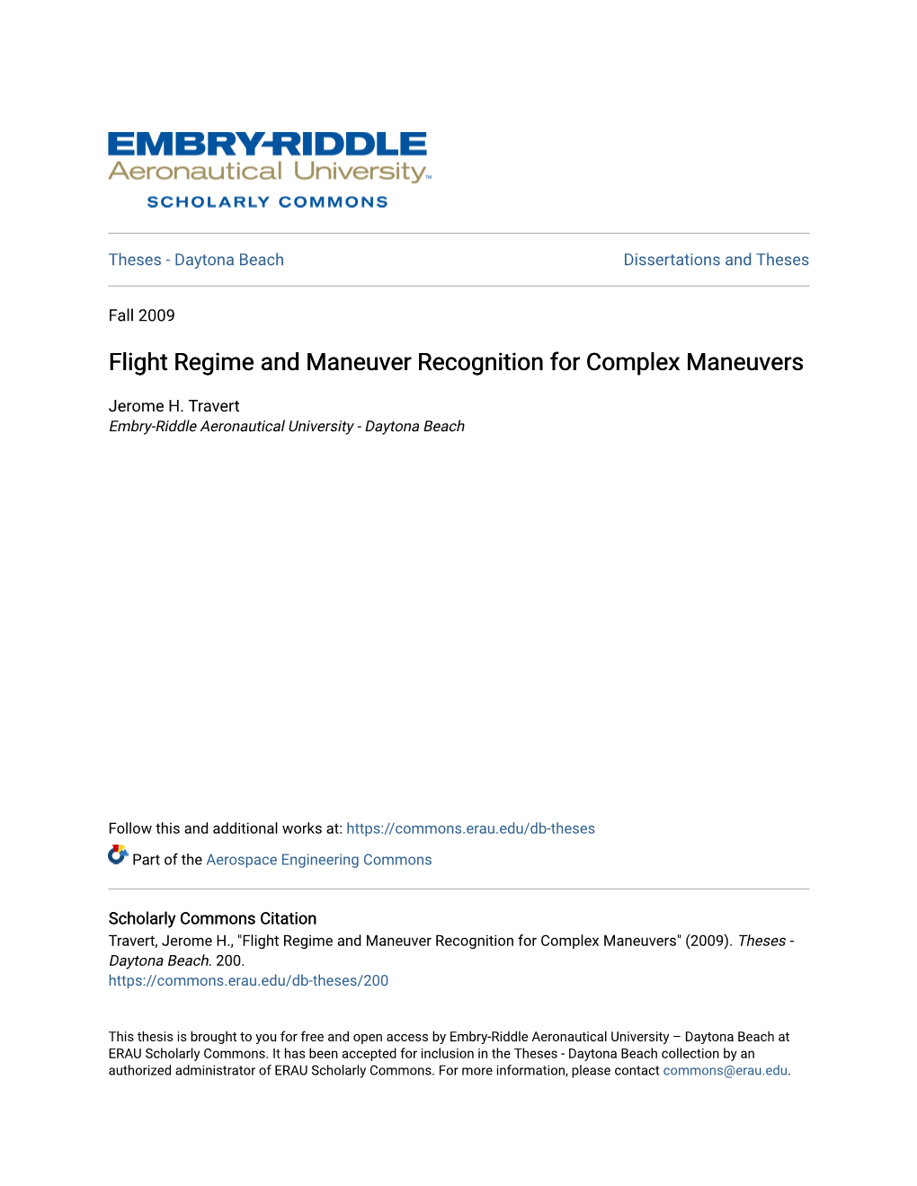 Flight Regime and Maneuver Recognition for Complex Maneuvers