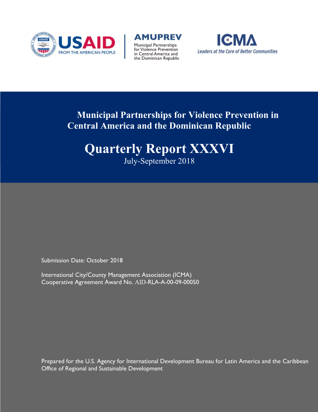 Municipal Partnerships for Violence Prevention in Central America and the Dominican Republic