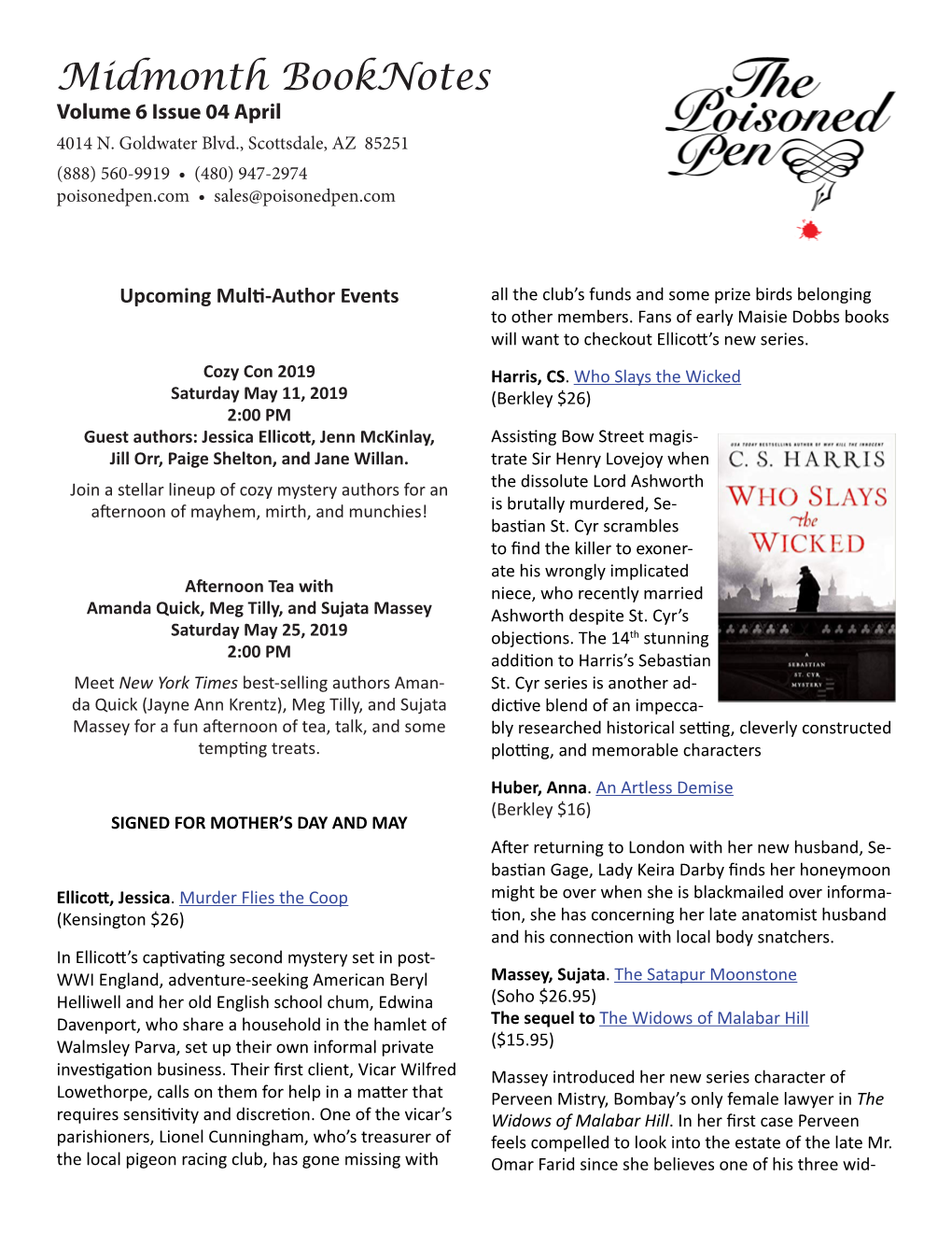 Midmonth Booknotes Volume 6 Issue 04 April 4014 N