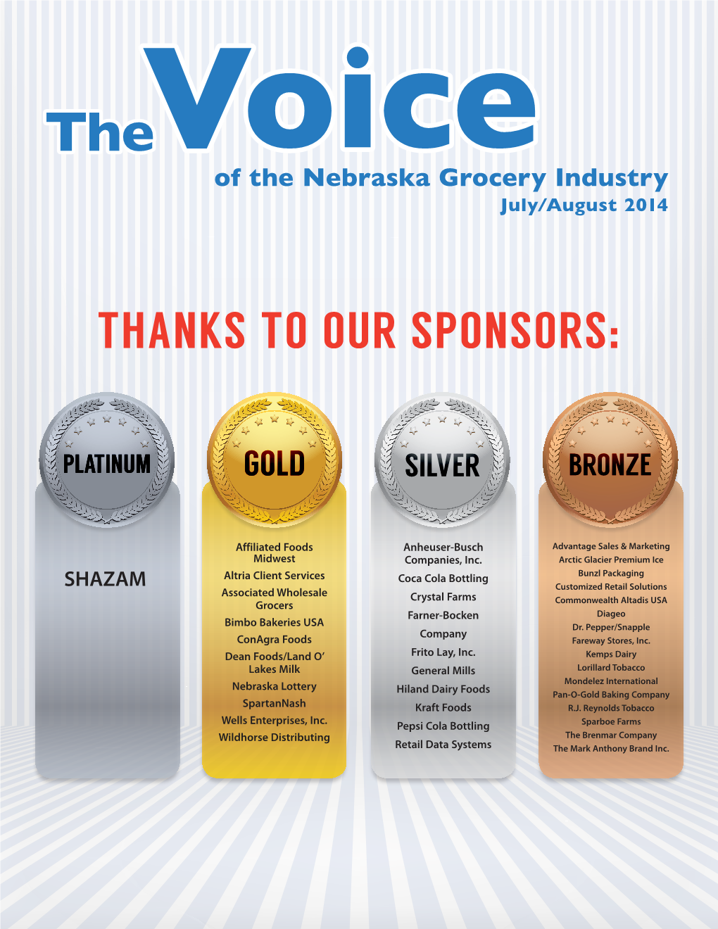 Thanks to Our Sponsors: Platinum Platinumsilverplatinumsilverplatinumgoldsilvergoldsilverbronzegoldbronzegoldbronze Bronze