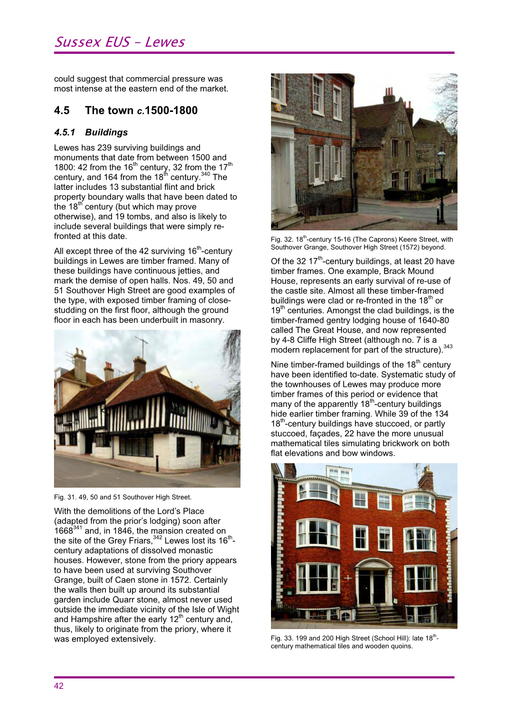 Lewes Historic Character Assessment Report Pages 42