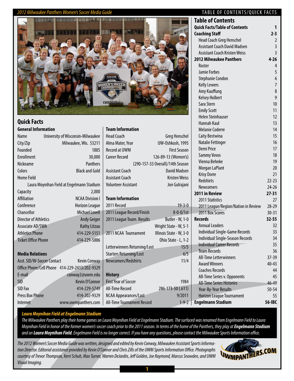 2012 Media Guide