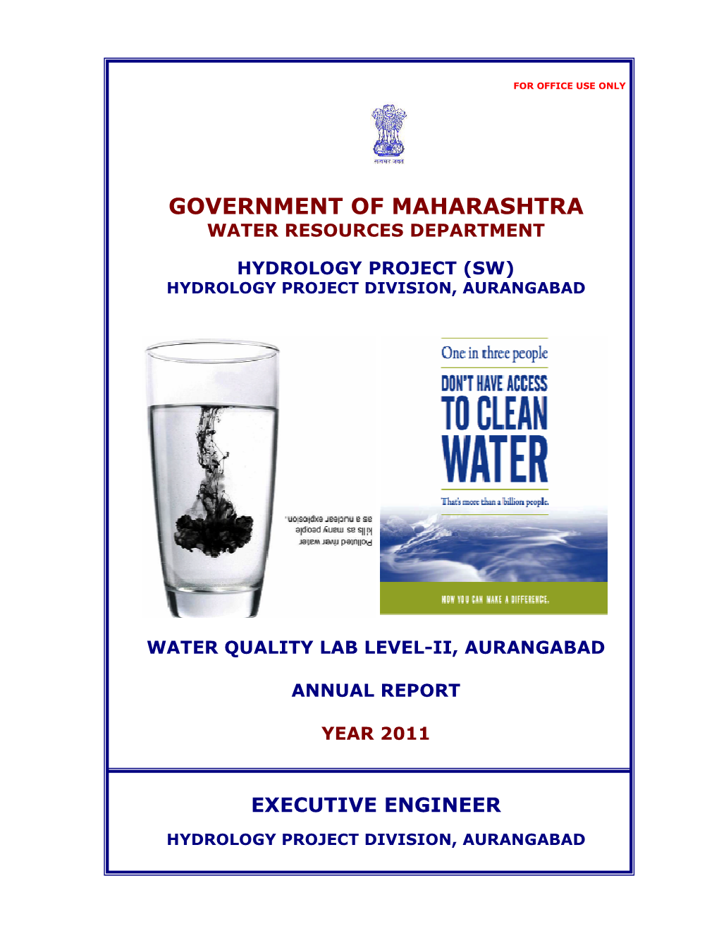 Water Quality Annual Report 2010-2011-Aurangabad