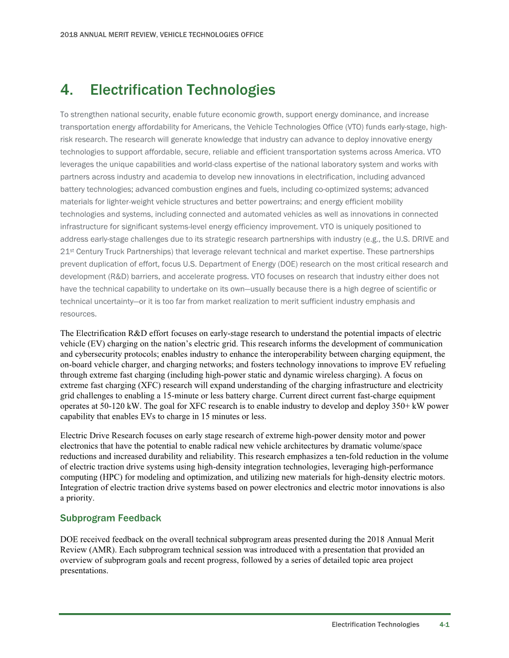 Electrification Technologies