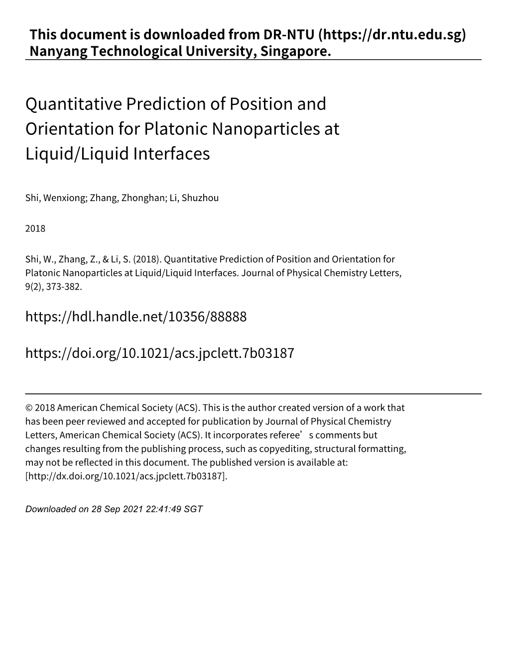 Quantitative Prediction of Position and Orientation for Platonic Nanoparticles at Liquid/Liquid Interfaces