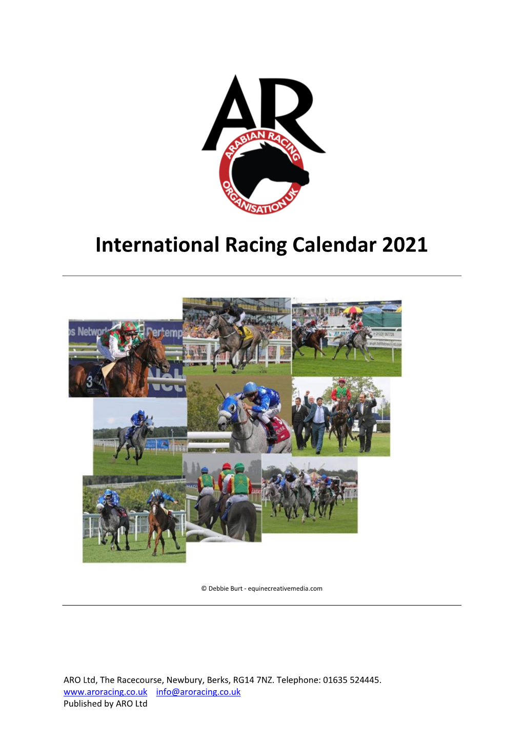 International Racing Calendar 2021