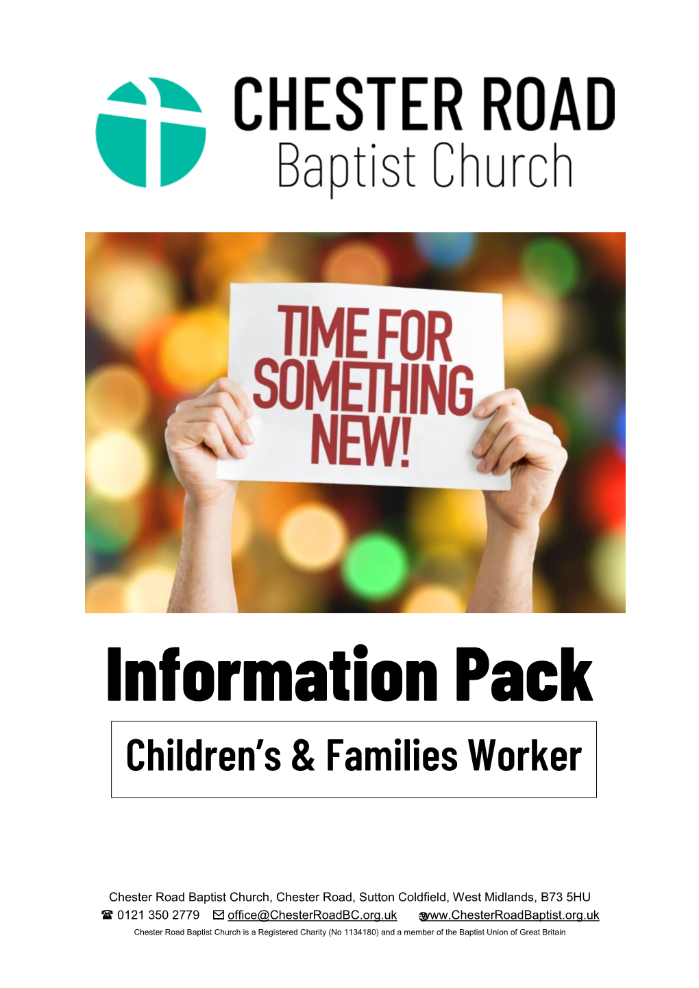 Information Pack Children’S & Families Worker