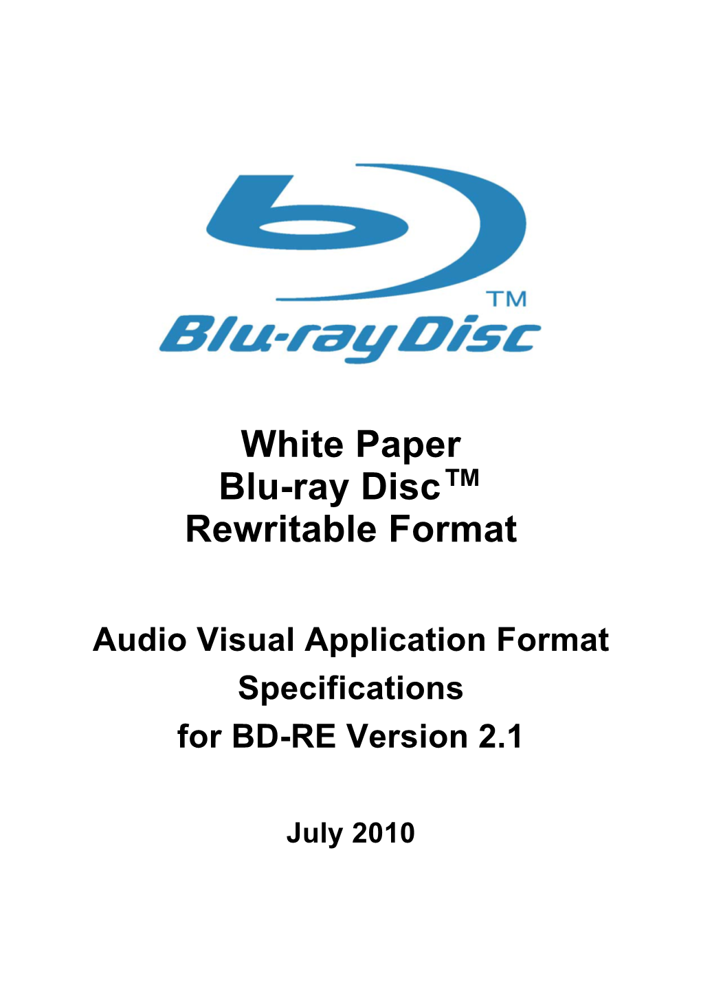 BD-RE Part3 V2.1 White Paper