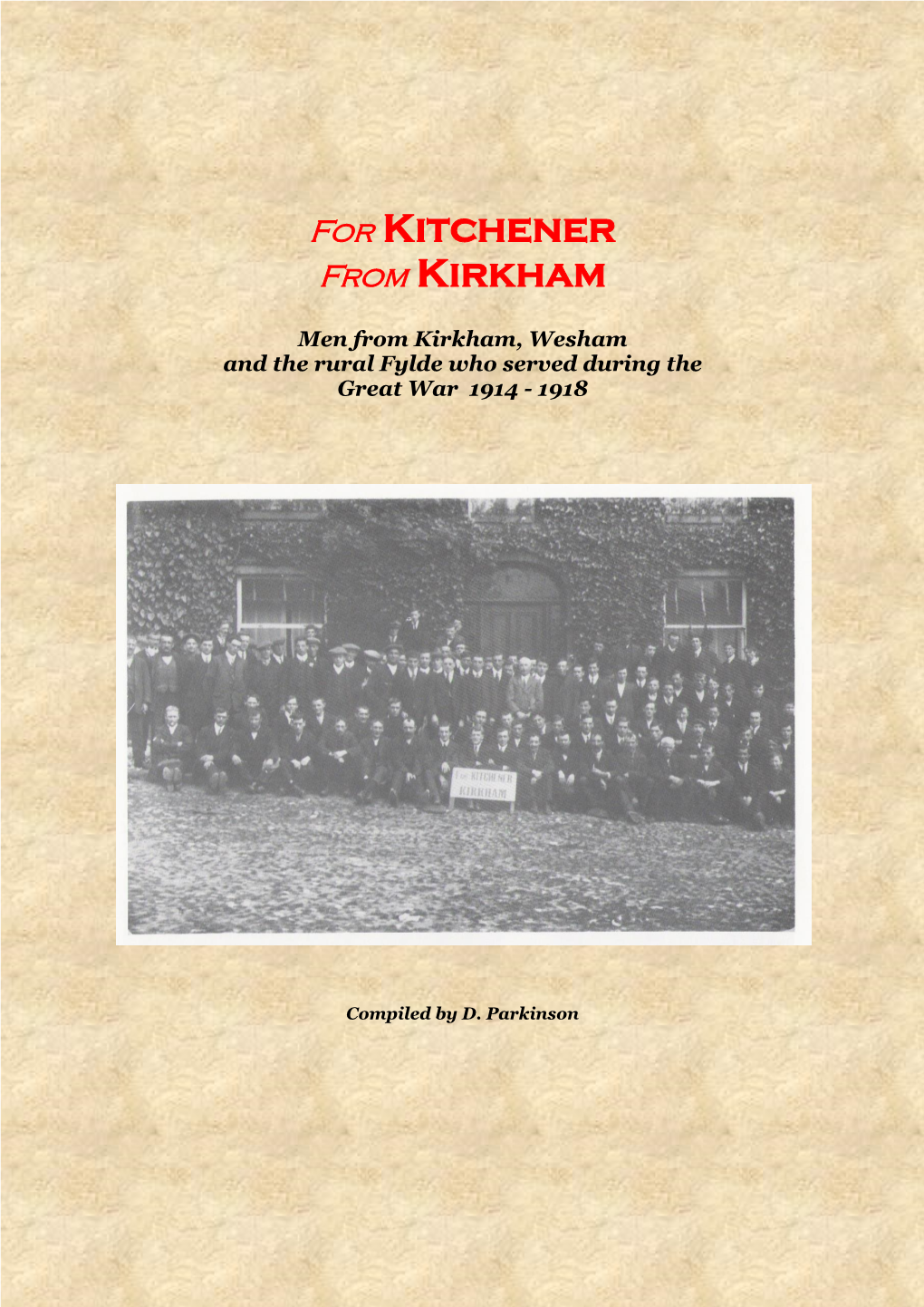 For Kitchener from Kirkham