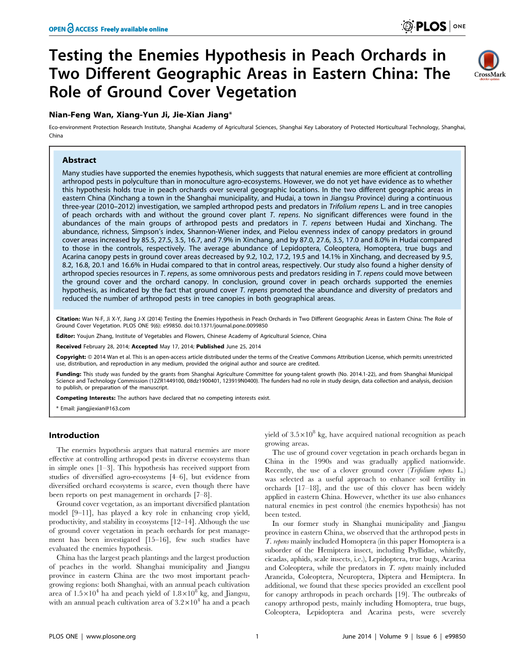 The Role of Ground Cover Vegetation
