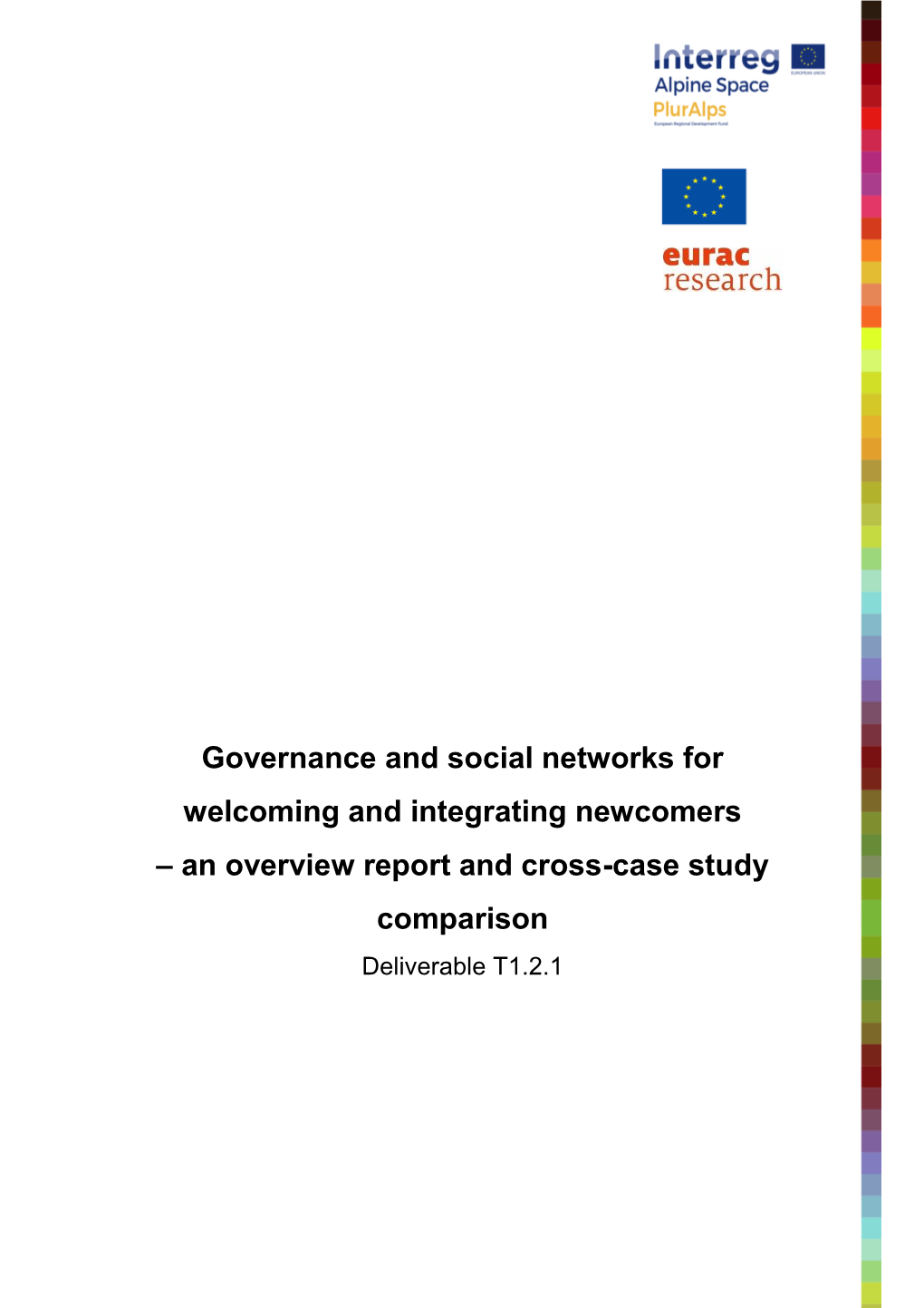 Report on Governance and Social Networks for Welcoming And