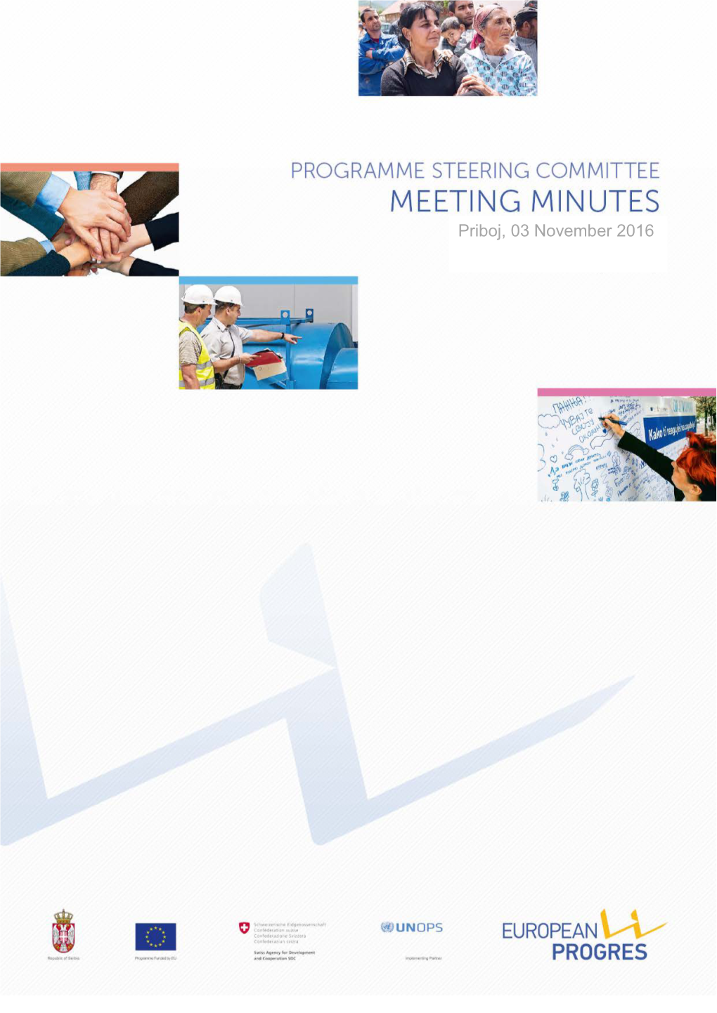 Minutes from the Tenth European PROGRES Steering Committee, 03