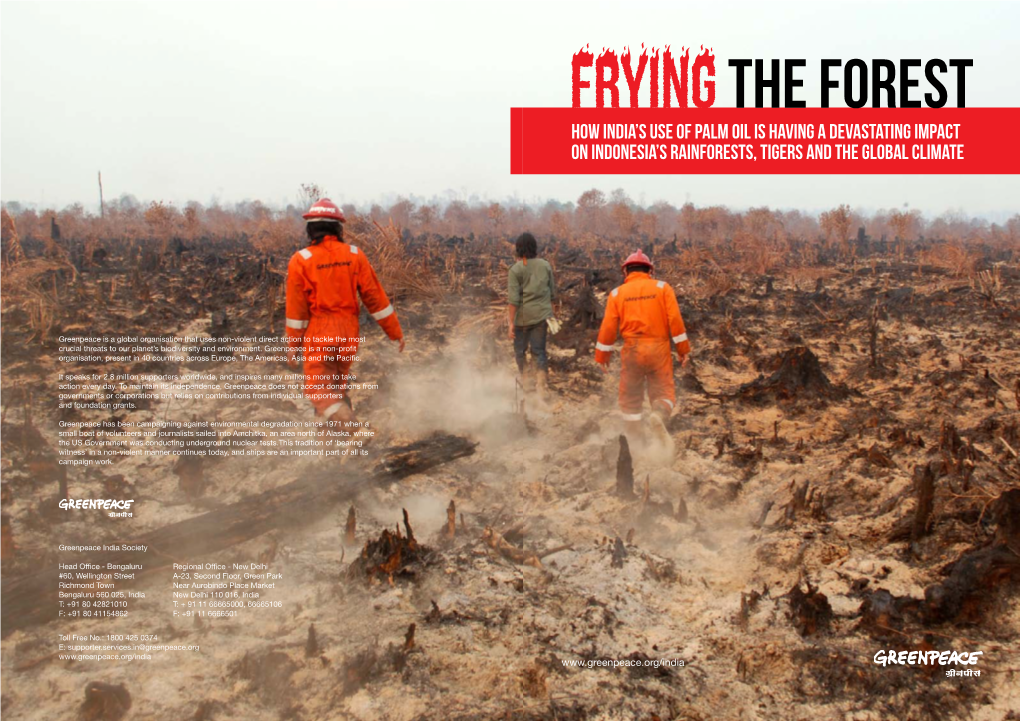 How India's Use of Palm Oil Is Having a Devastating Impact on Indonesia's
