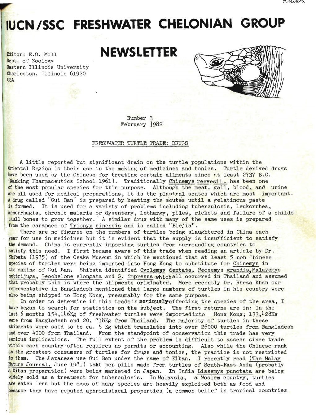 Iucn/Ssc Freshwater Chelonian Groupgroup