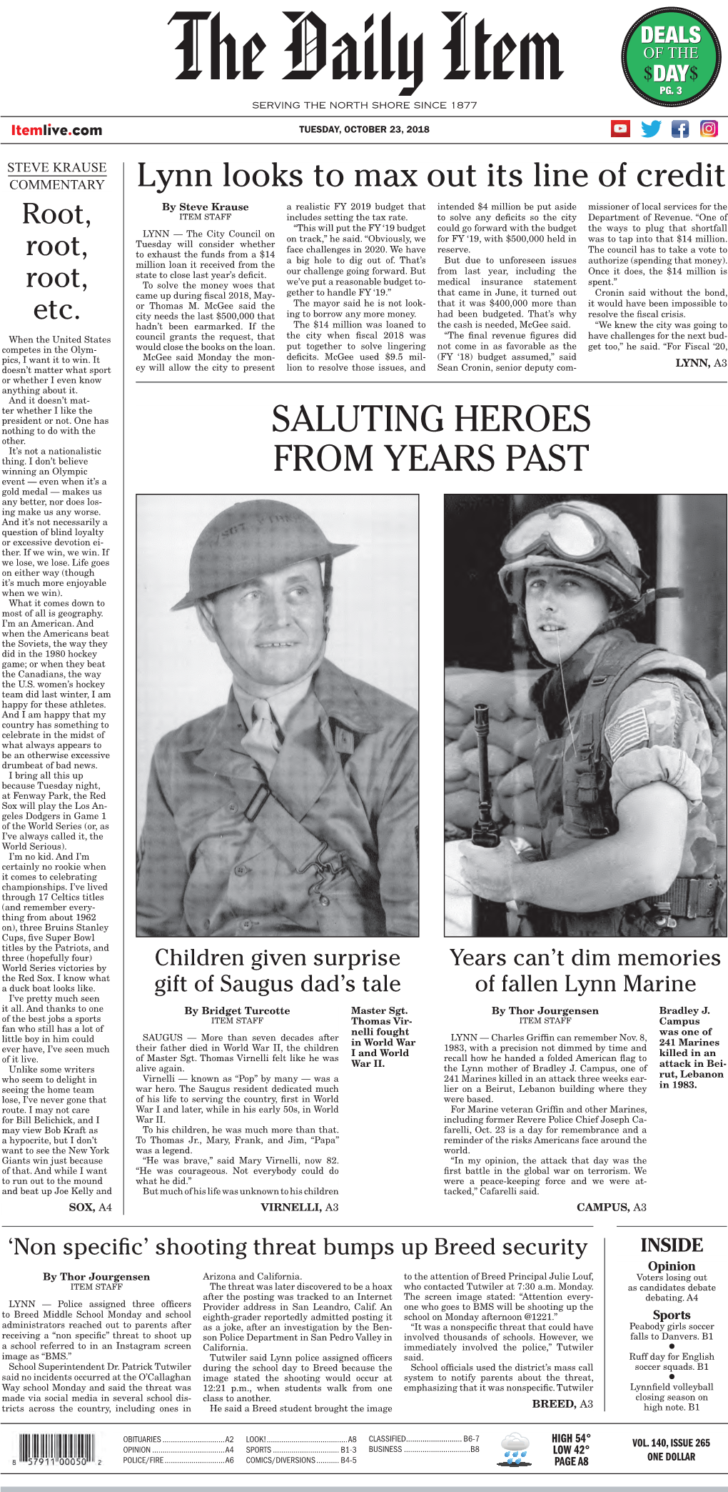 Saluting Heroes from Years Past