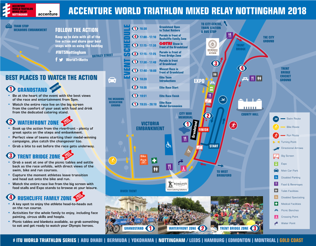 Accenture World Triathlon Mixed Relay Nottingham 2018