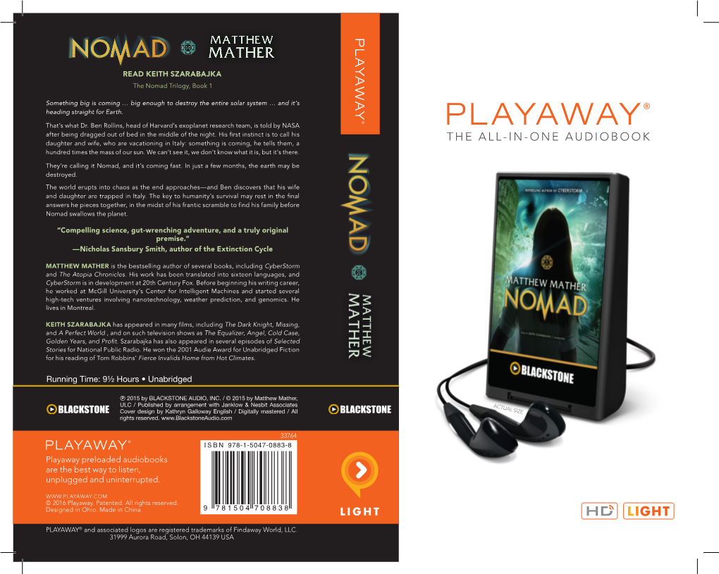 Playaway Preloaded Audiobooks Are the Best Way to Listen, Unplugged and Uninterrupted