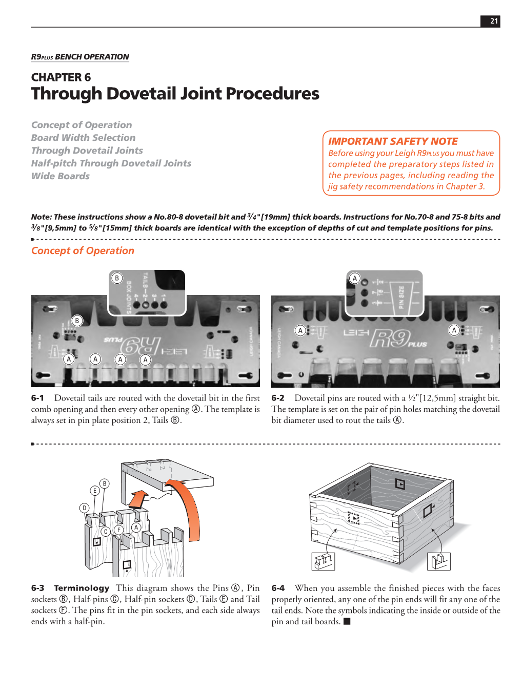 Through Dovetail Joint Procedures