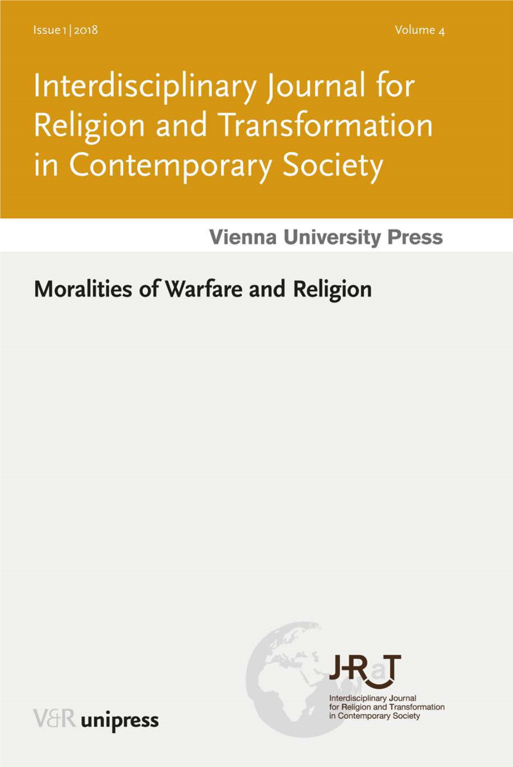 Moralities of Warfare and Religion Jg. 04 Heft 01