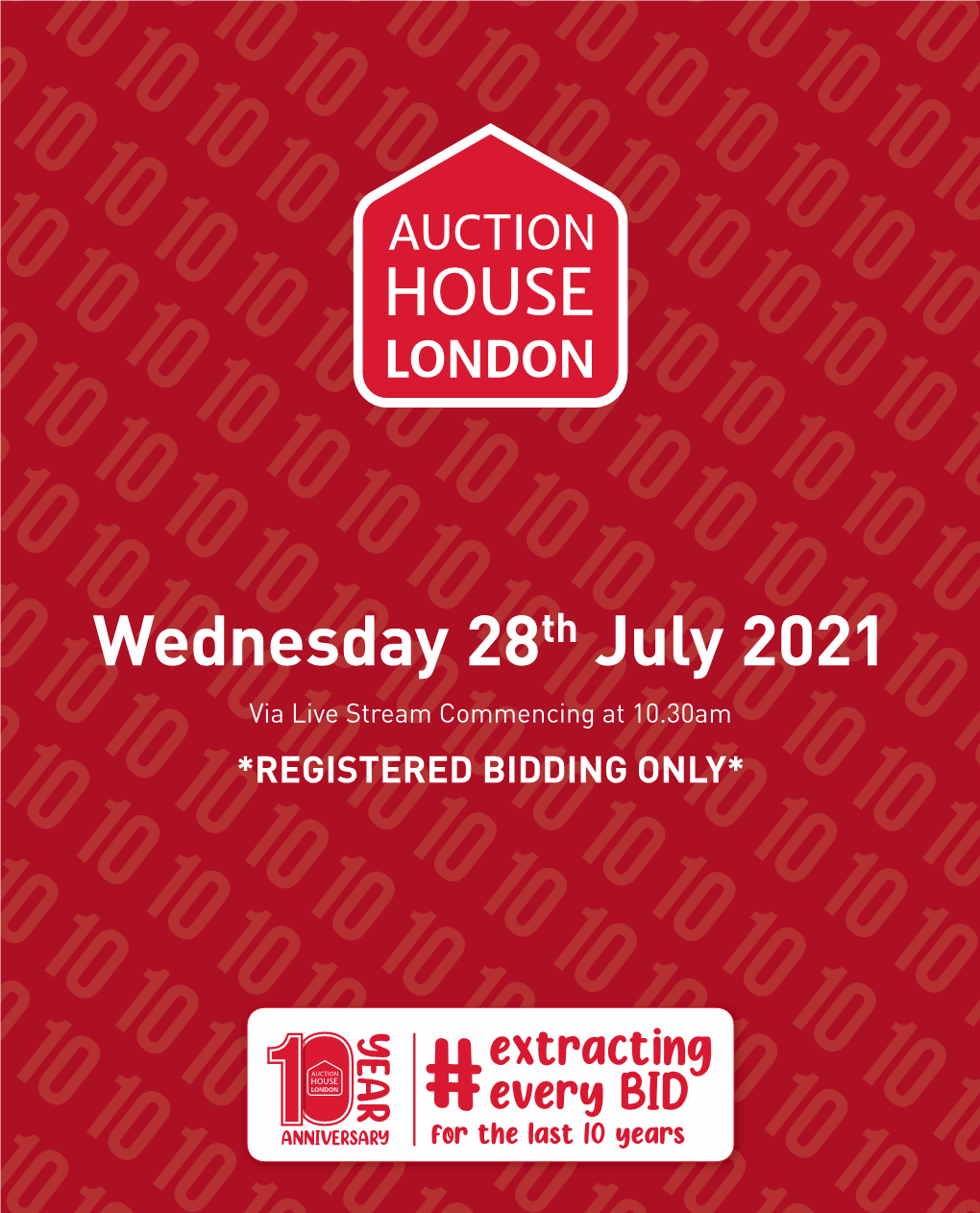 AH London Front Editorial.Indd 1 13/07/2021 12:37 Auction House London 2021 Auction Schedule