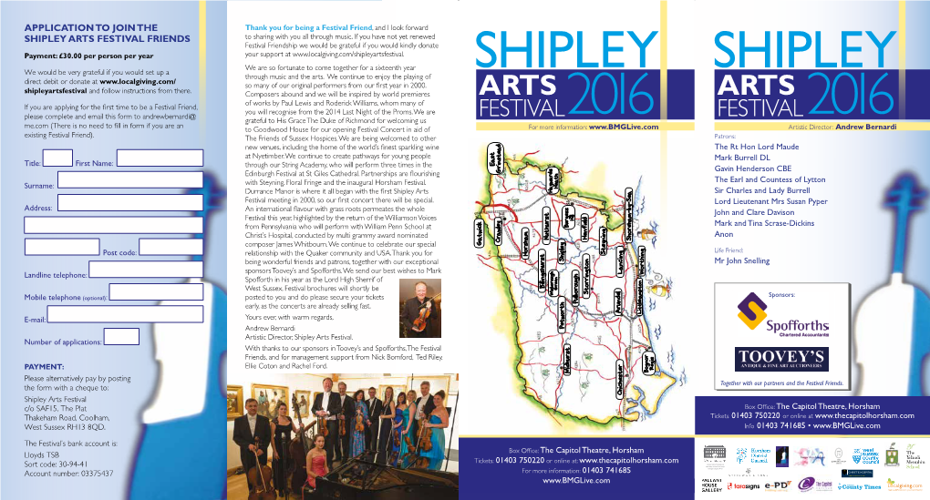 SHIPLEY SHIPLEY Through Music and the Arts