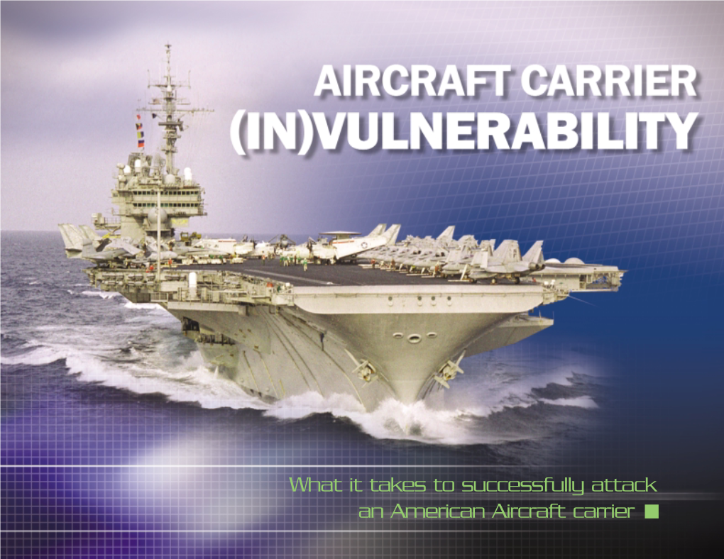 What It Takes to Successfully Attack an American Aircraft Carrier