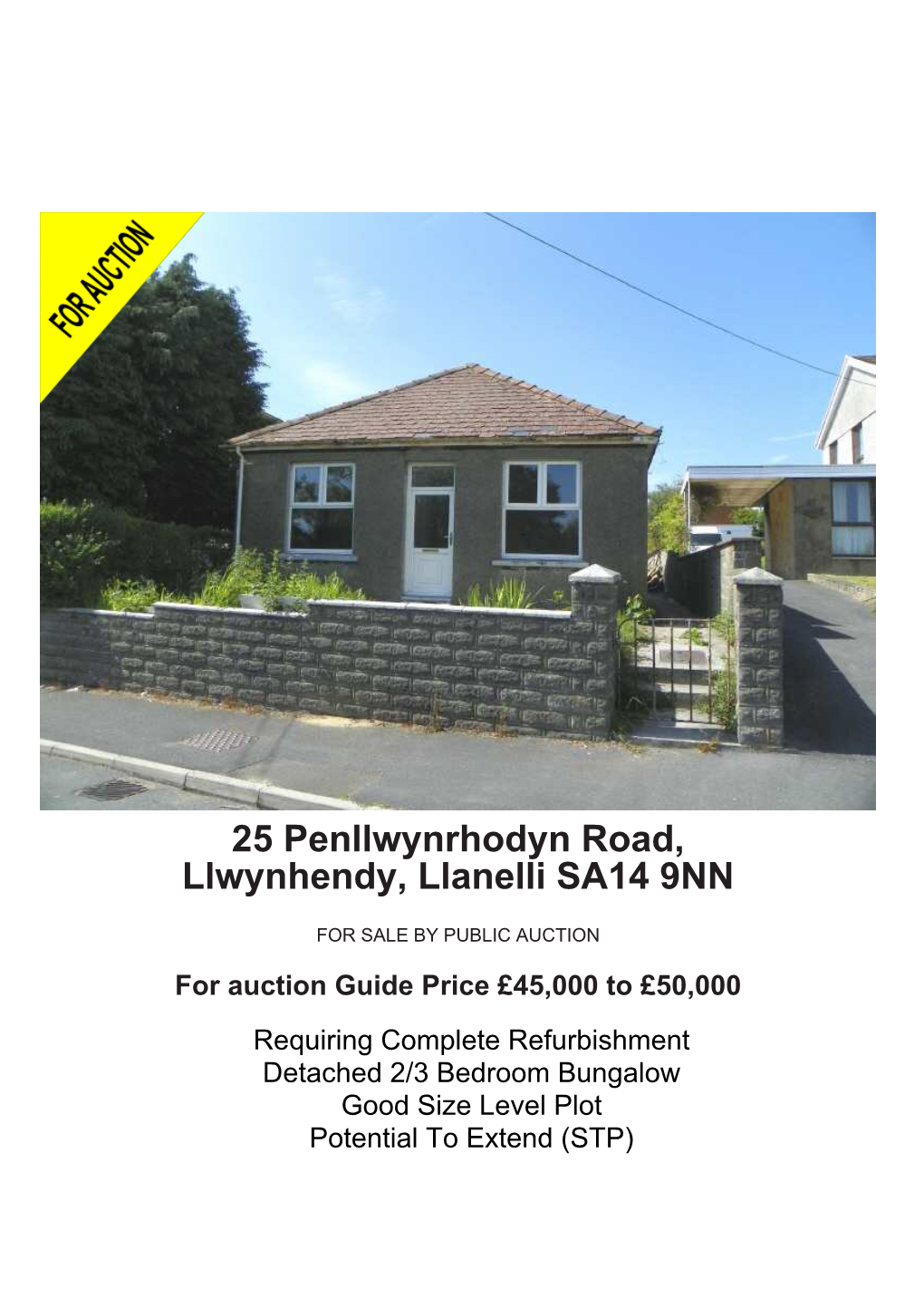 25 Penllwynrhodyn Road, Llwynhendy, Llanelli SA14 9NN