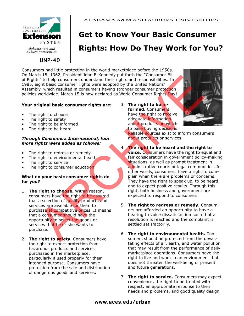 Get to Know Your Basic Consumer Rights: How Do They Work for You?