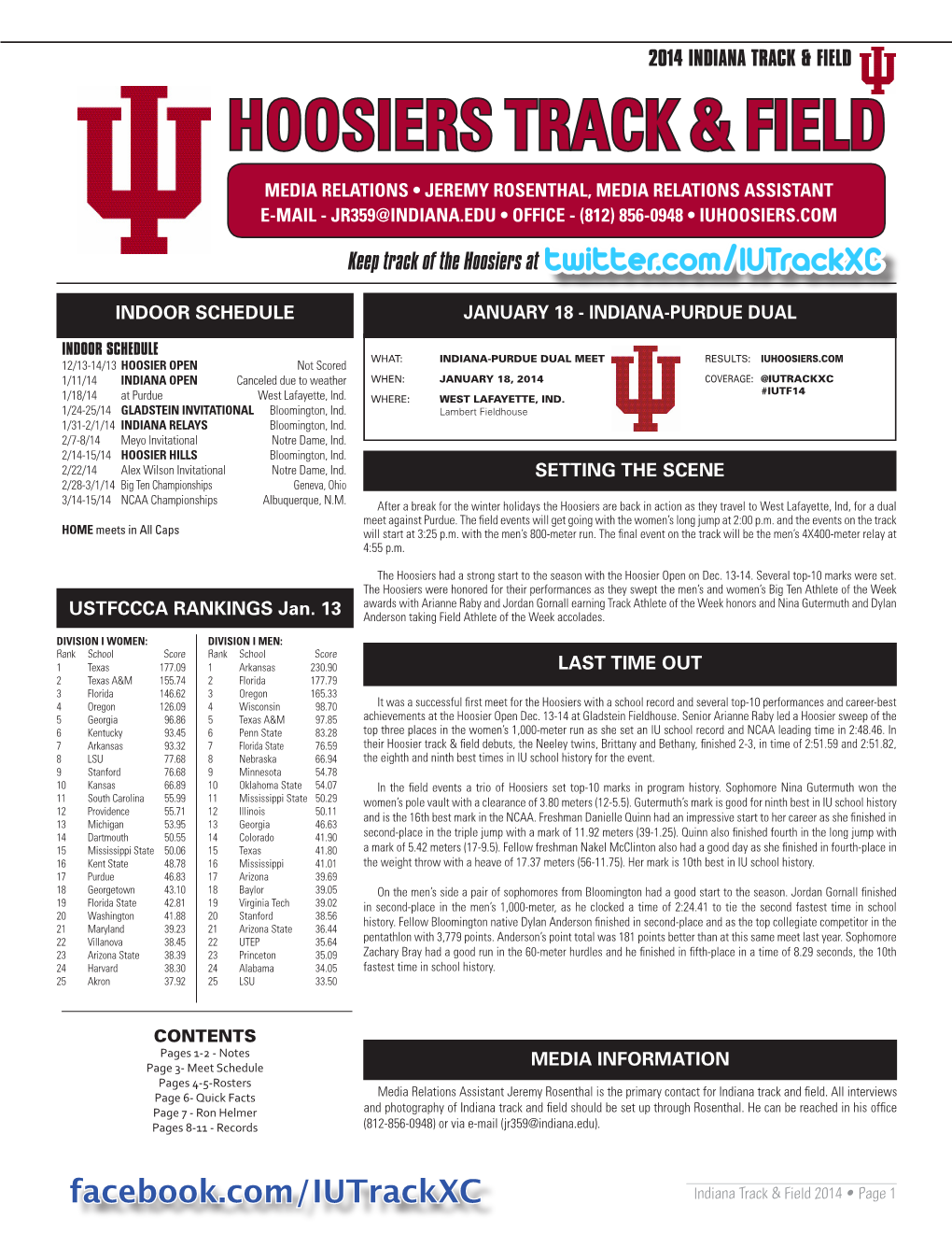 Hoosiers Track & Field