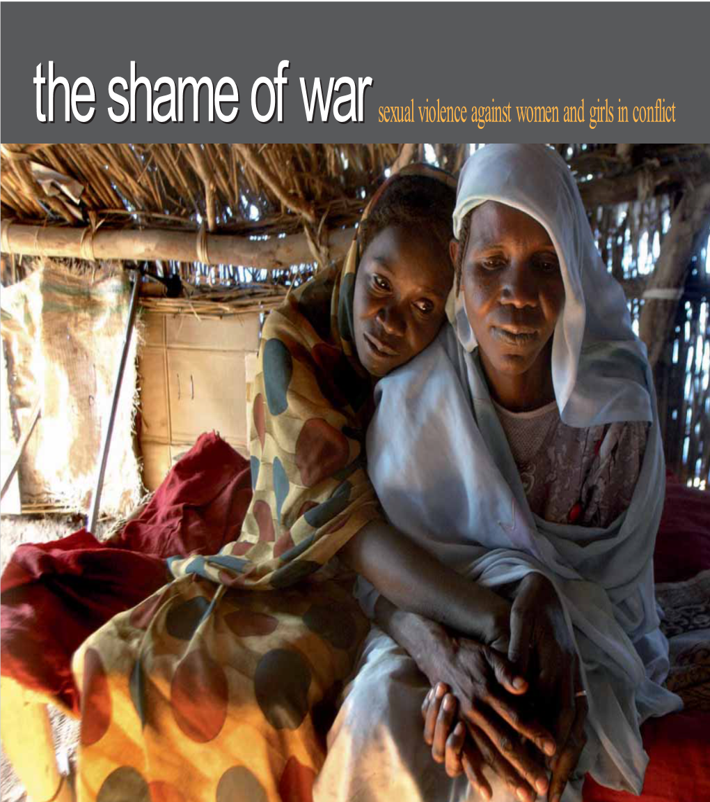 The Shame of Warsexual Violence Against Women and Girls in Conflict