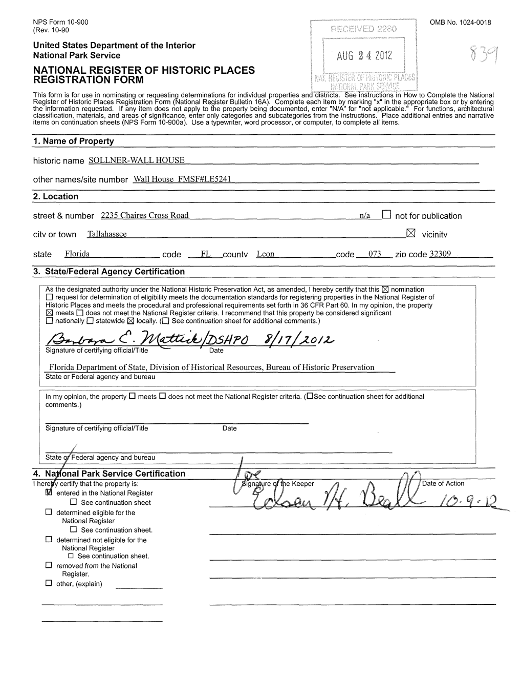 National Register of Historic Places Registration Form