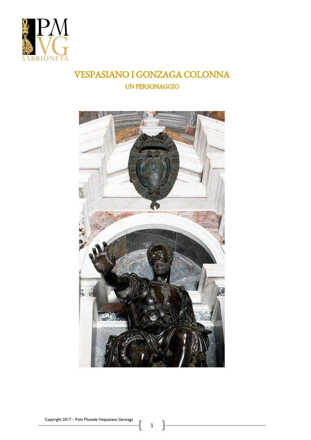 Vespasiano I Gonzaga Colonna Un Personaggio