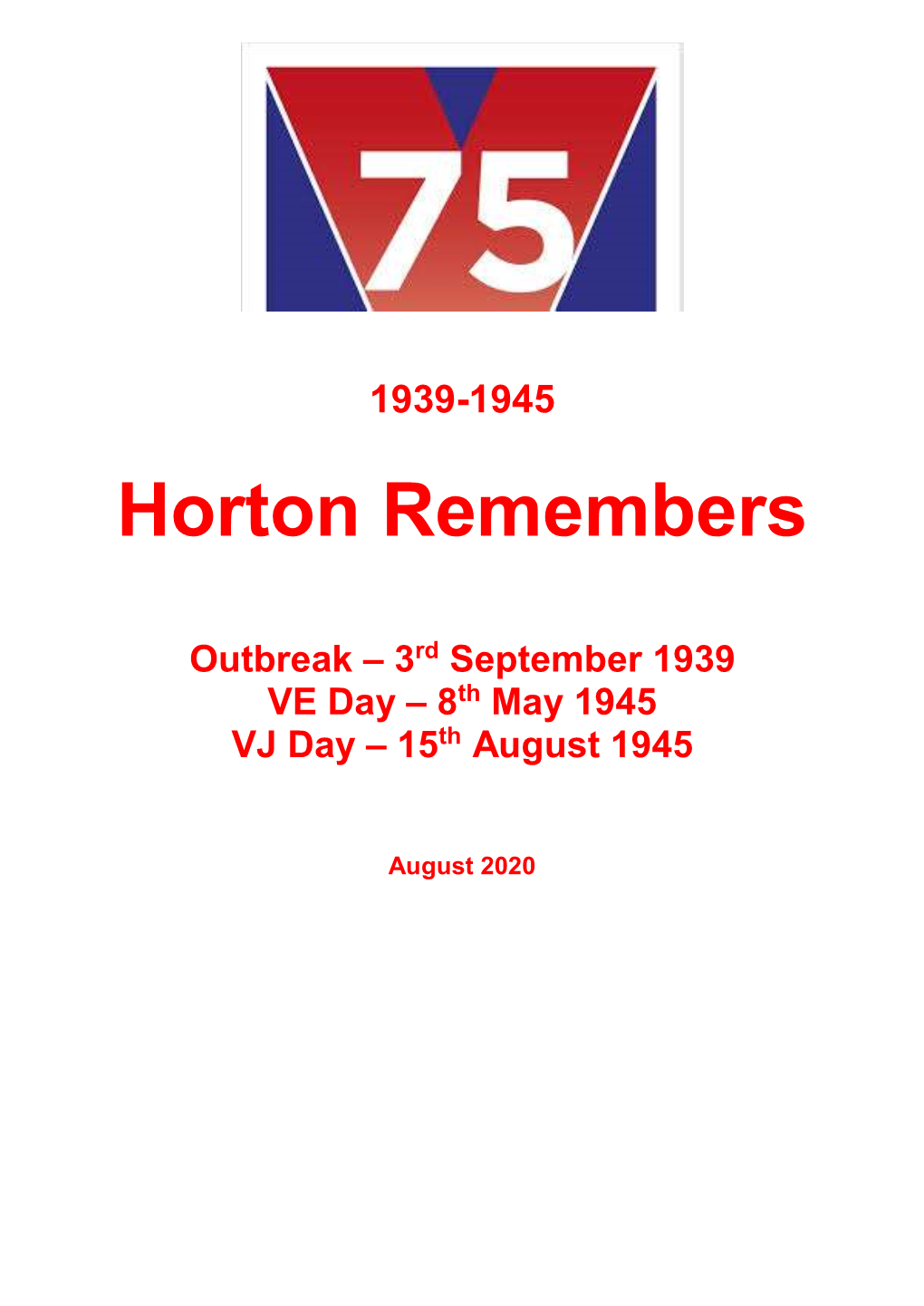 Horton Remembers