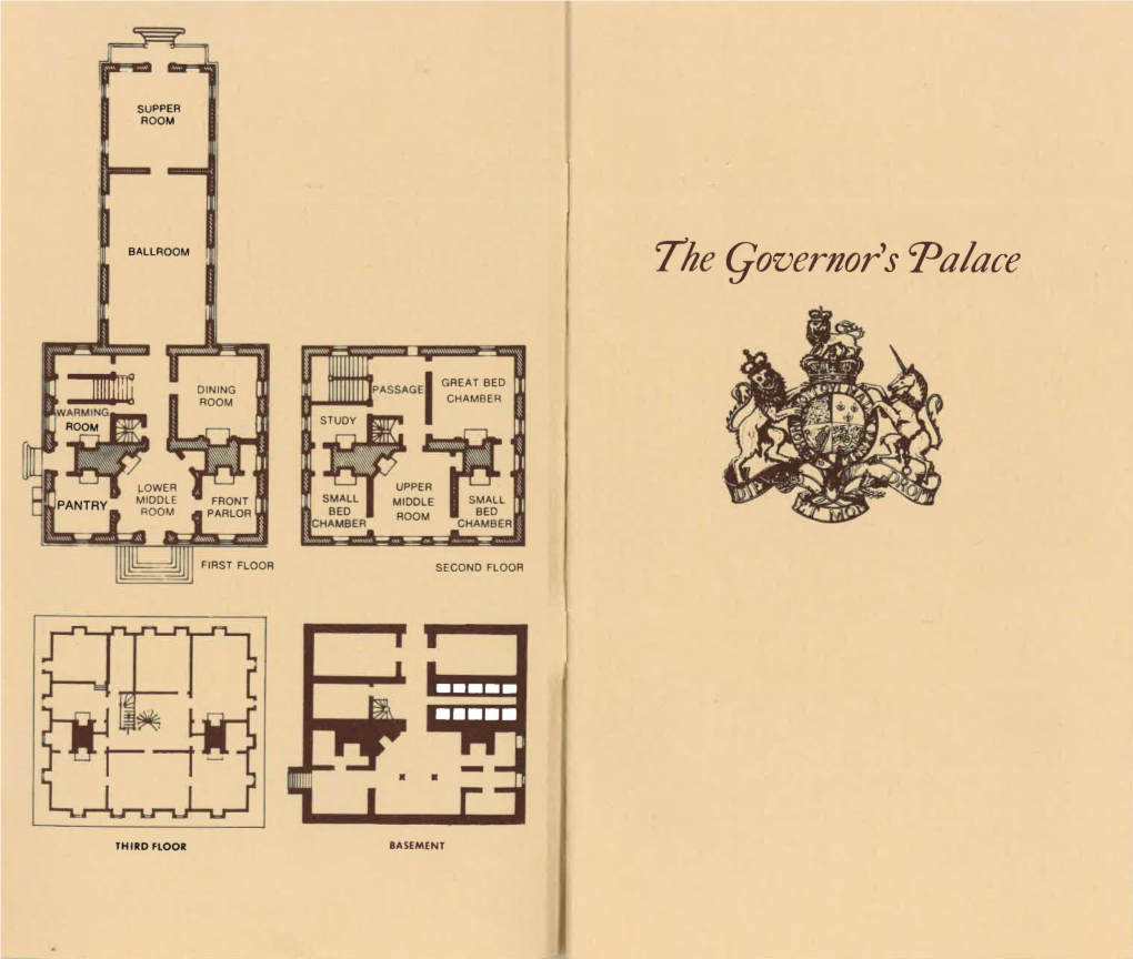 'The (}Overnor's 'Palace