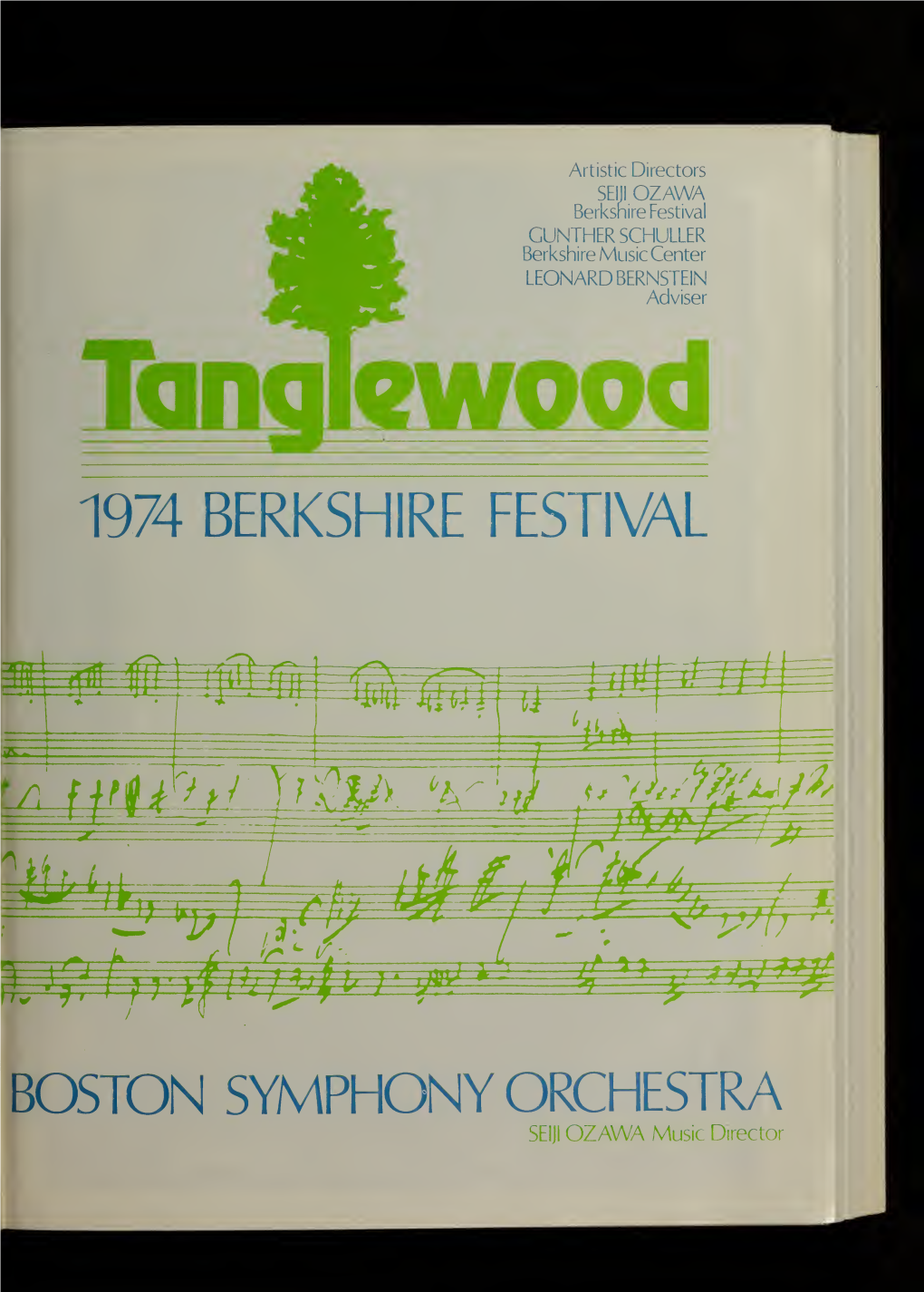 Boston Symphony Orchestra Concert Programs, Summer, 1974
