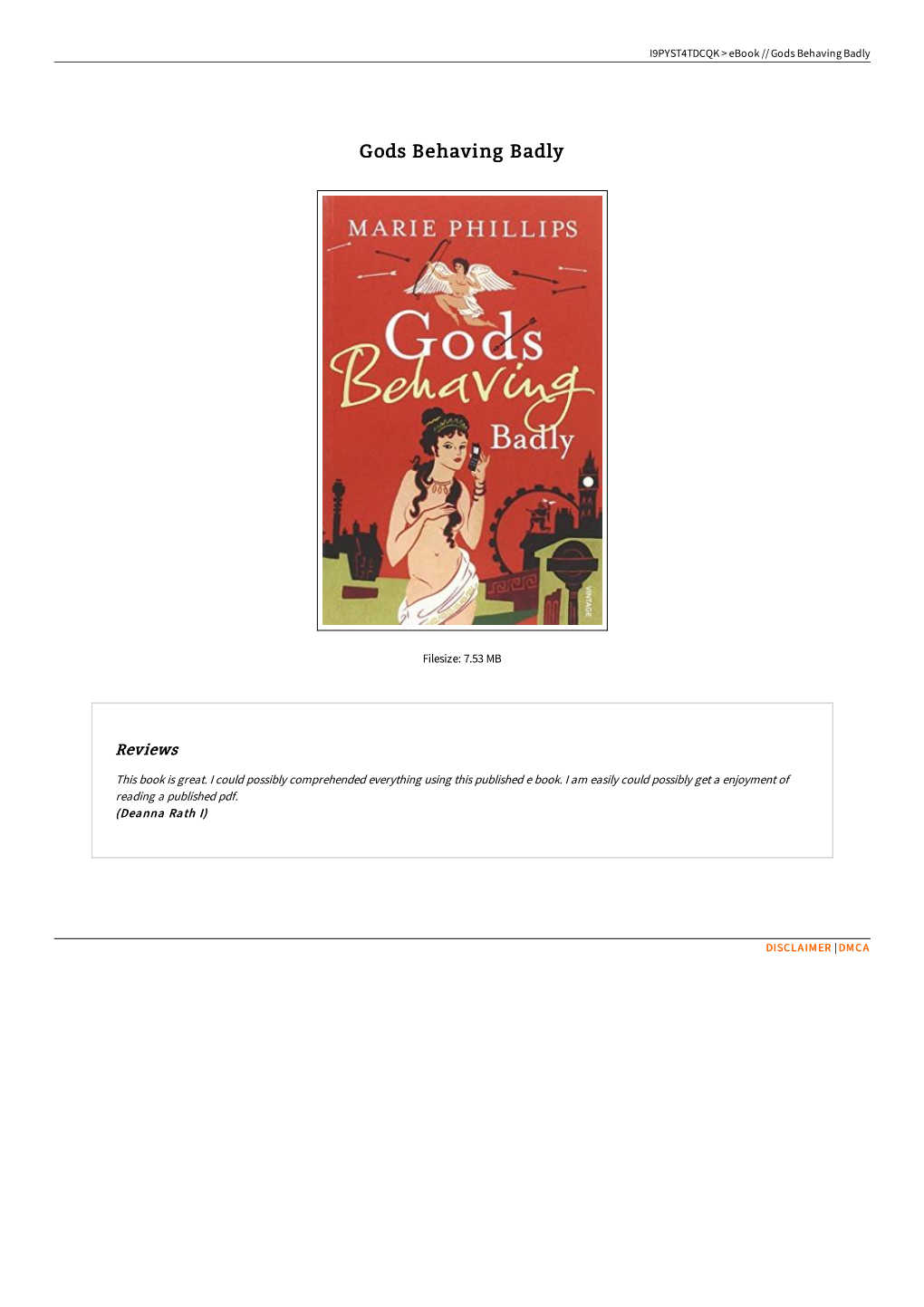 Download PDF Gods Behaving Badly