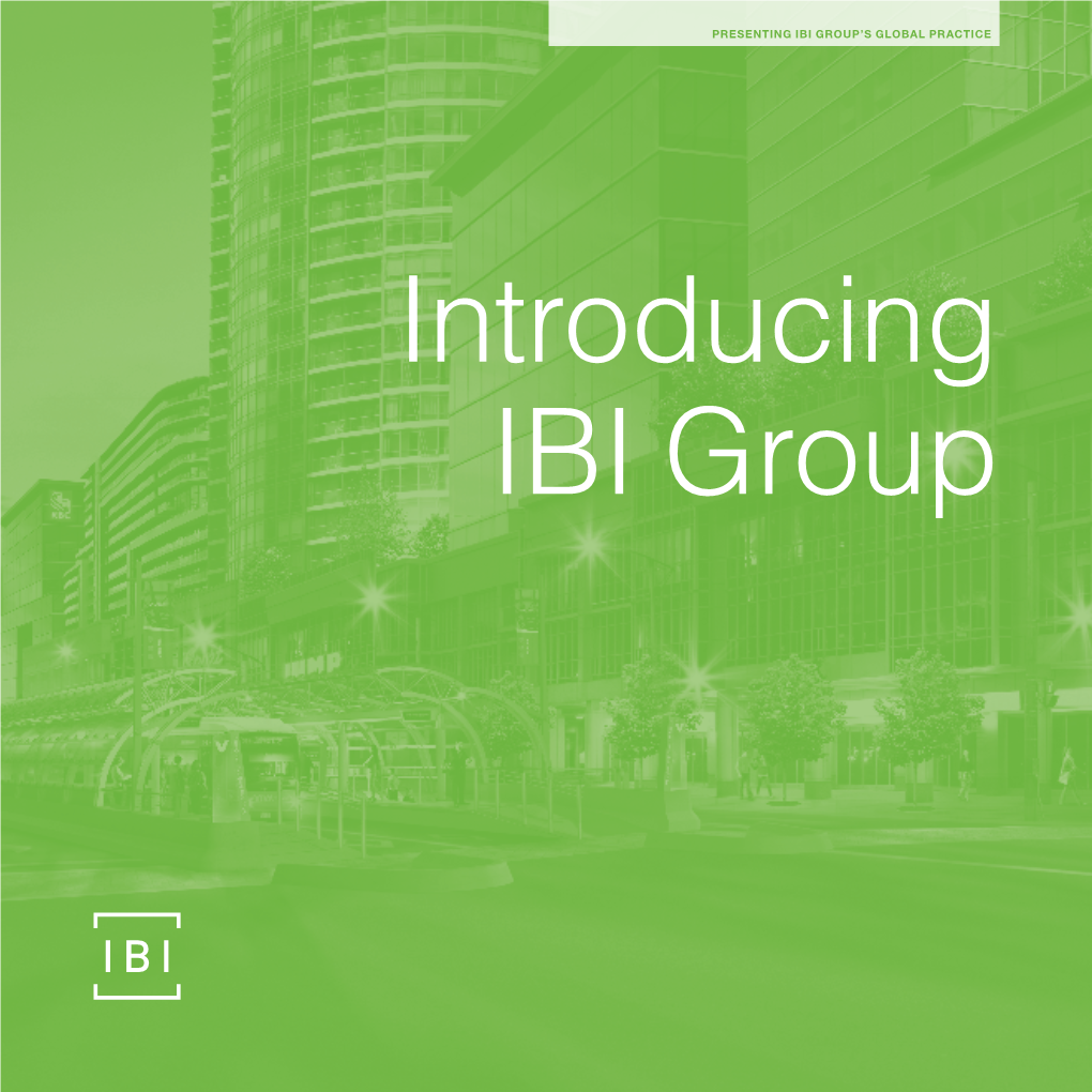 Introducing IBI Group