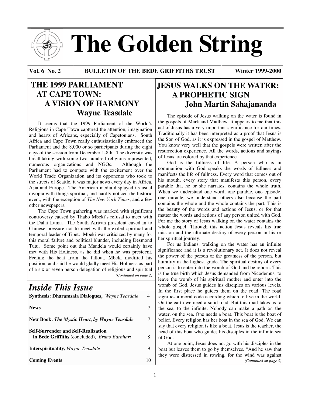 The Golden String