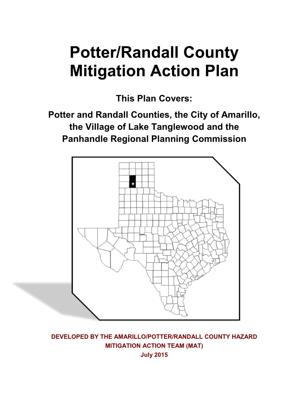 Potter/Randall County Mitigation Action Plan