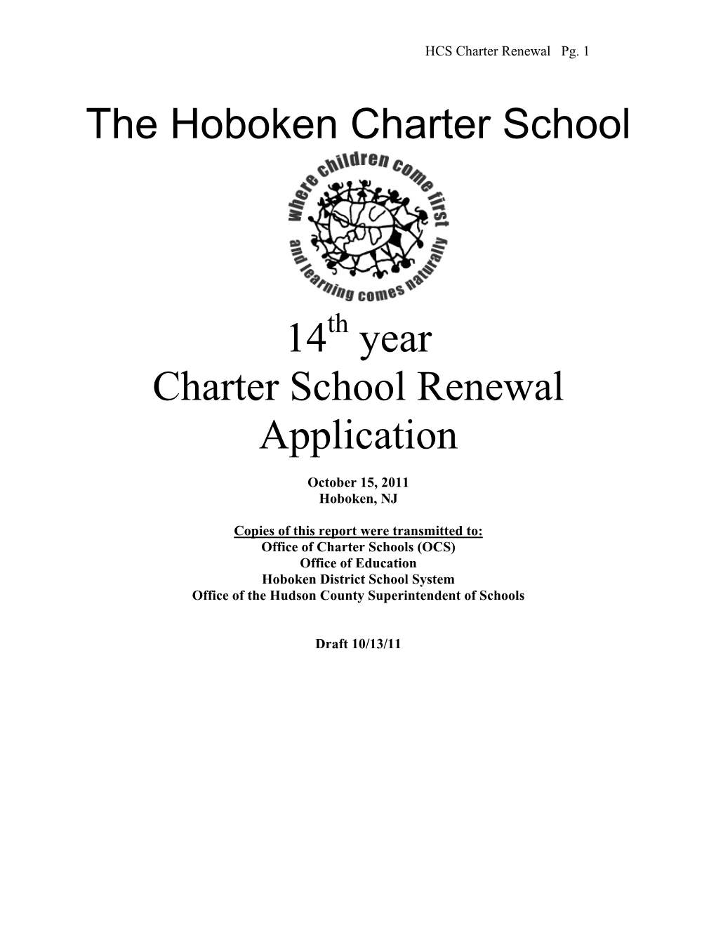 Year Charter School Renewal Application