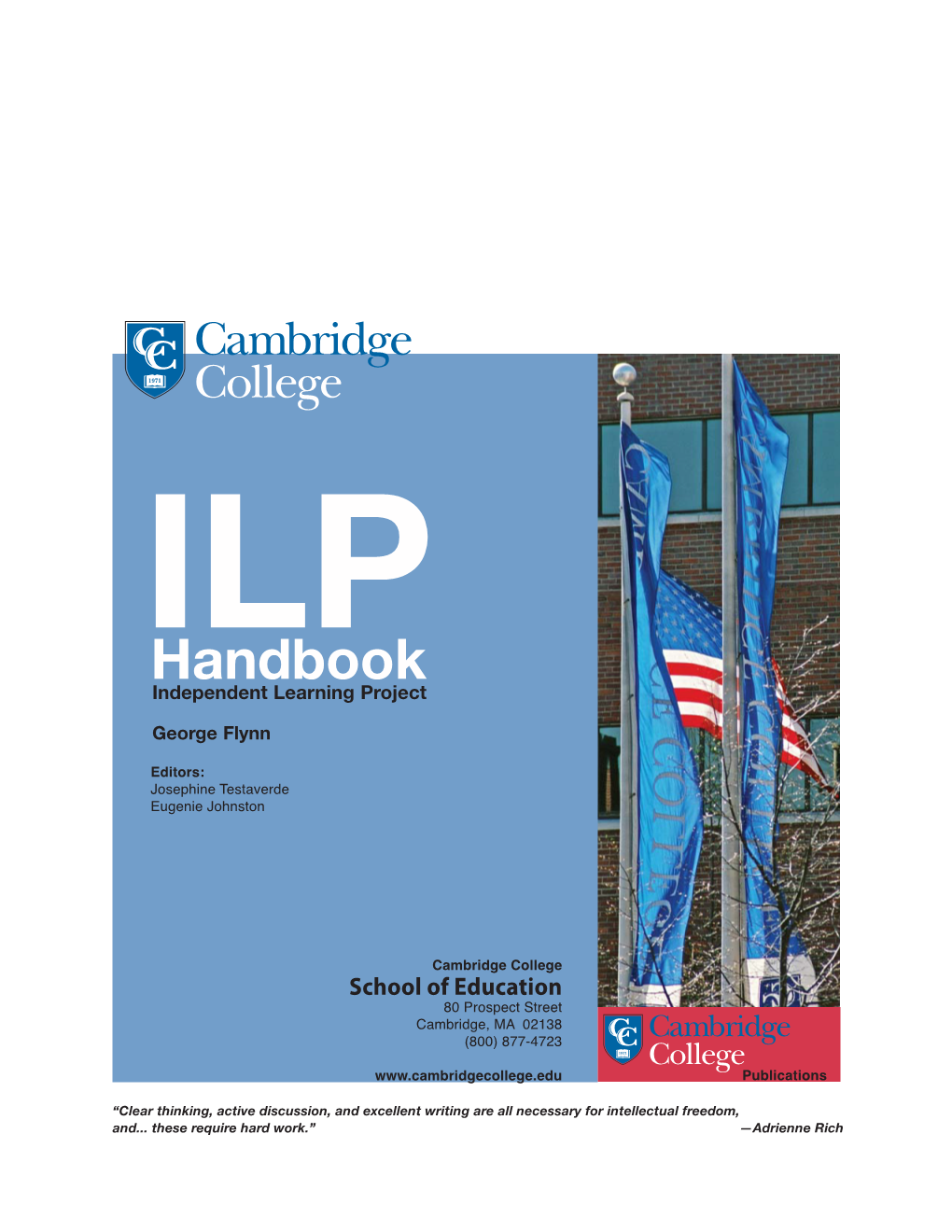 Handbook Independent Learning Project