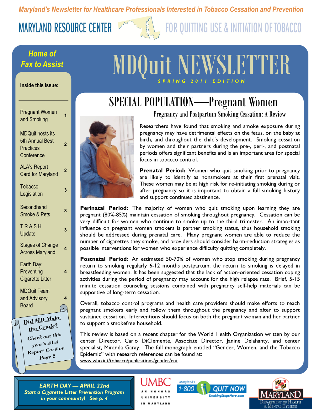 Mdquit NEWSLETTER