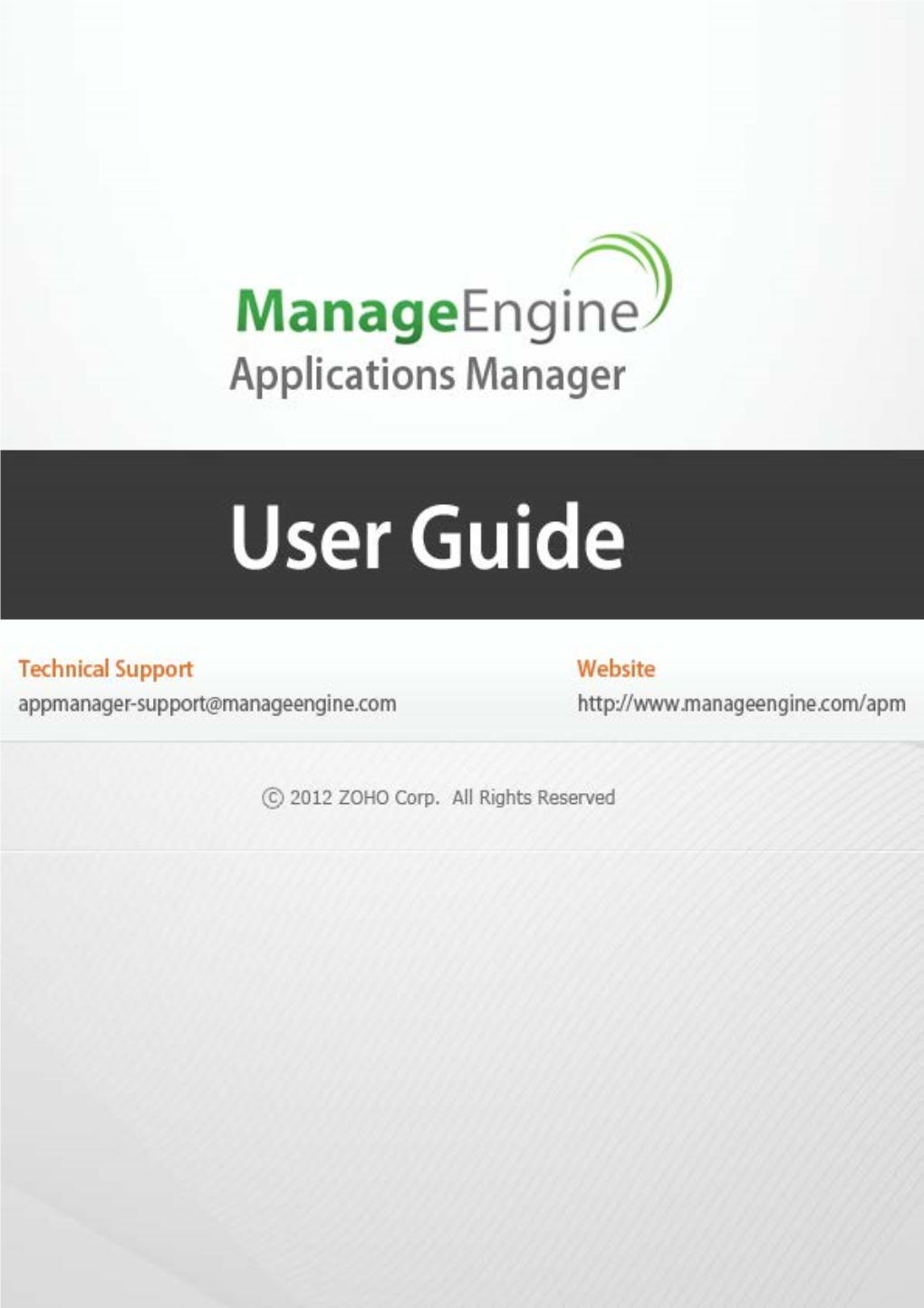 Applications Manager Server Settings