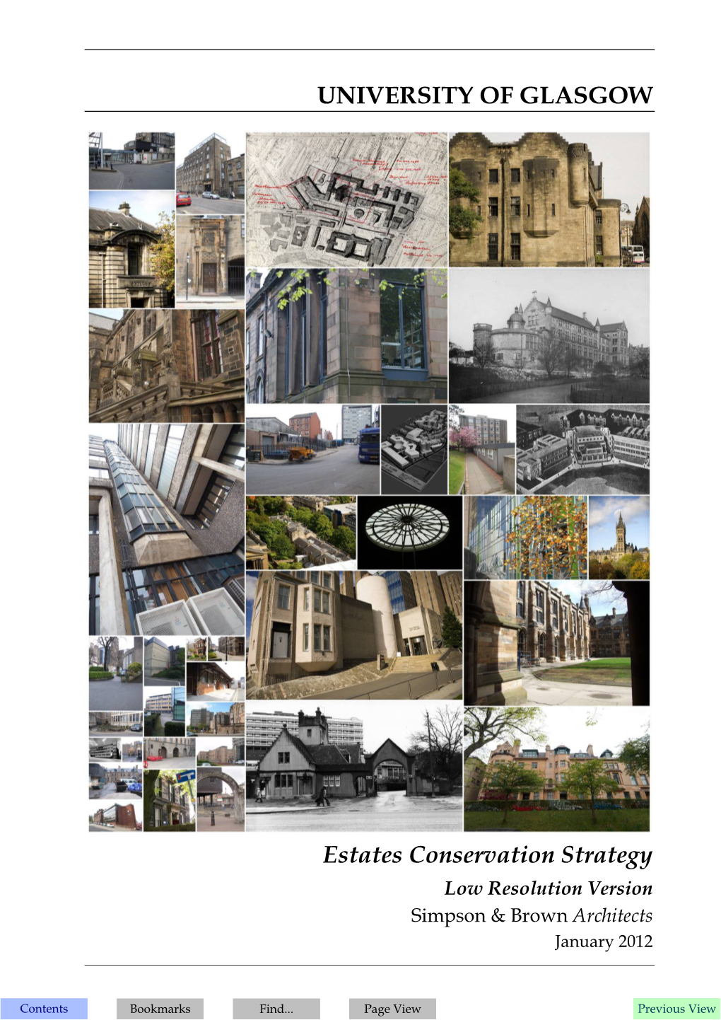 UNIVERSITY of GLASGOW Estates Conservation Strategy