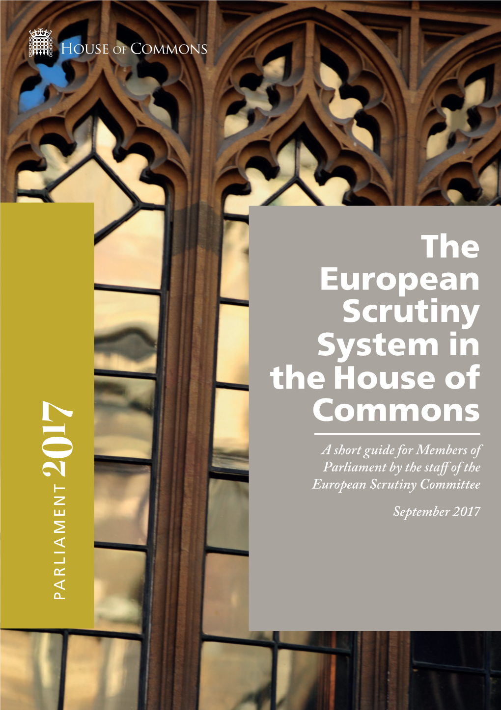 European Scrutiny System in the House of Commons