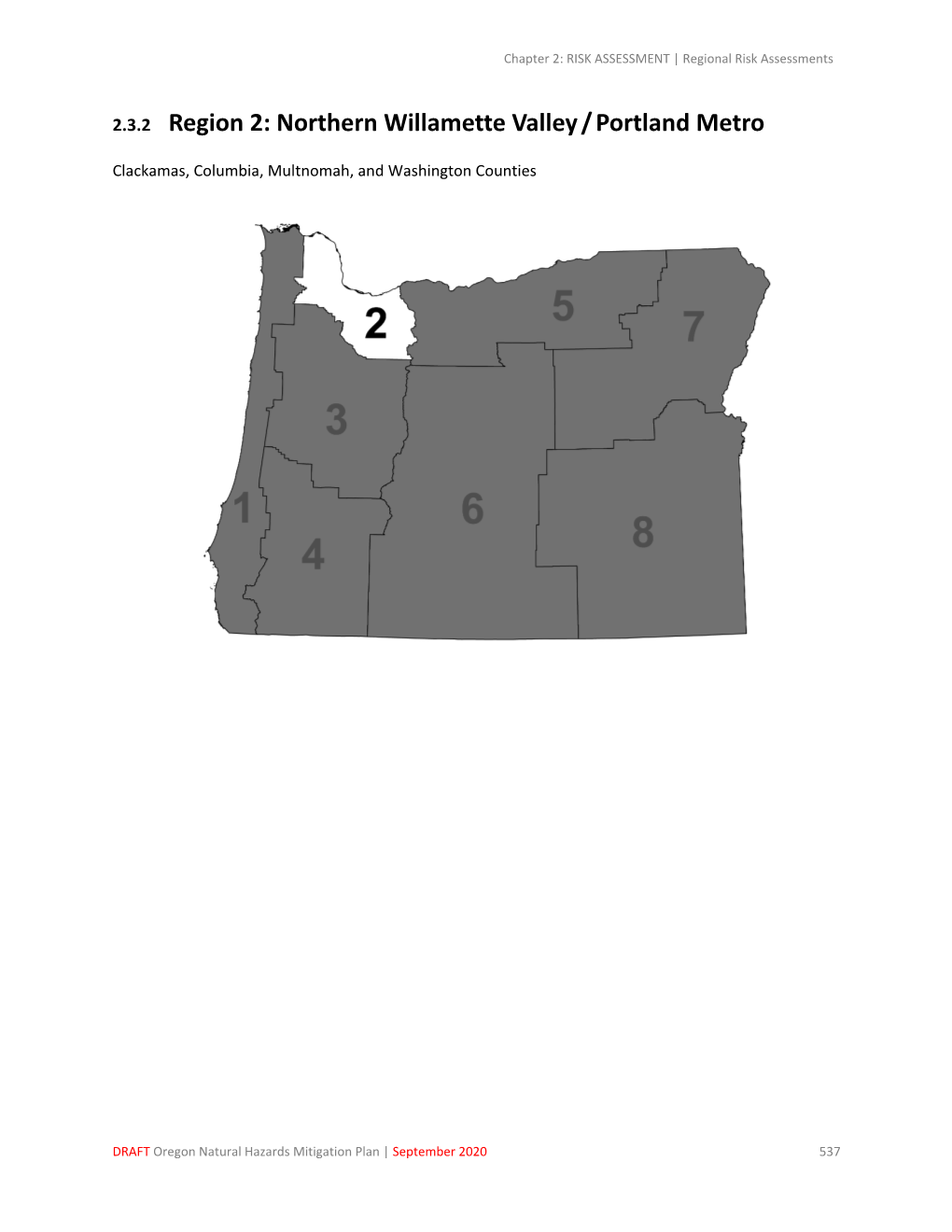 DRAFT Oregon Natural Hazards Mitigation Plan