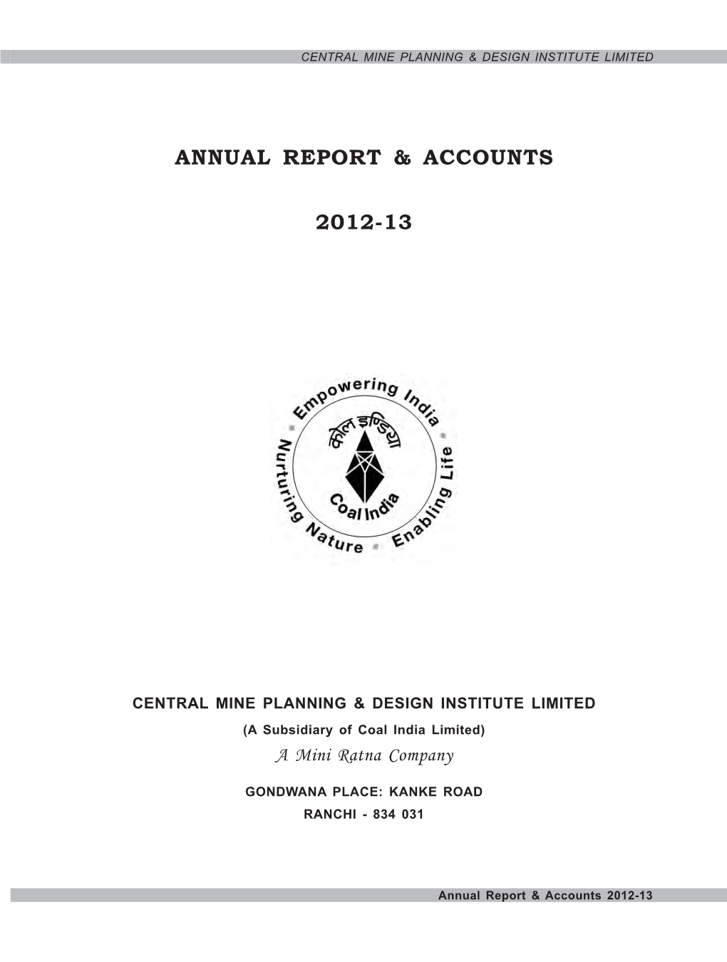 Annual Report & Accounts 2012-13