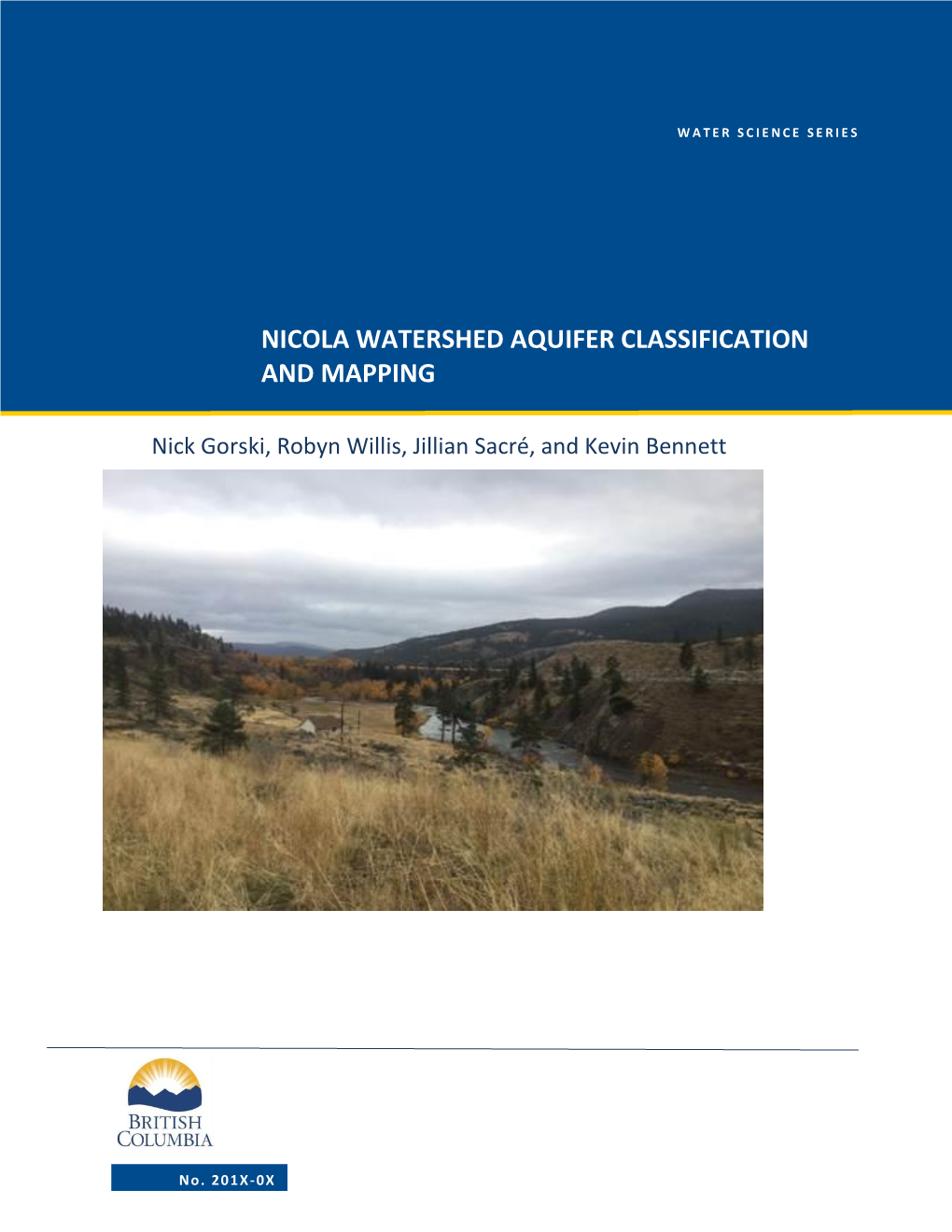 Nicola Watershed Aquifer Classification and Mapping