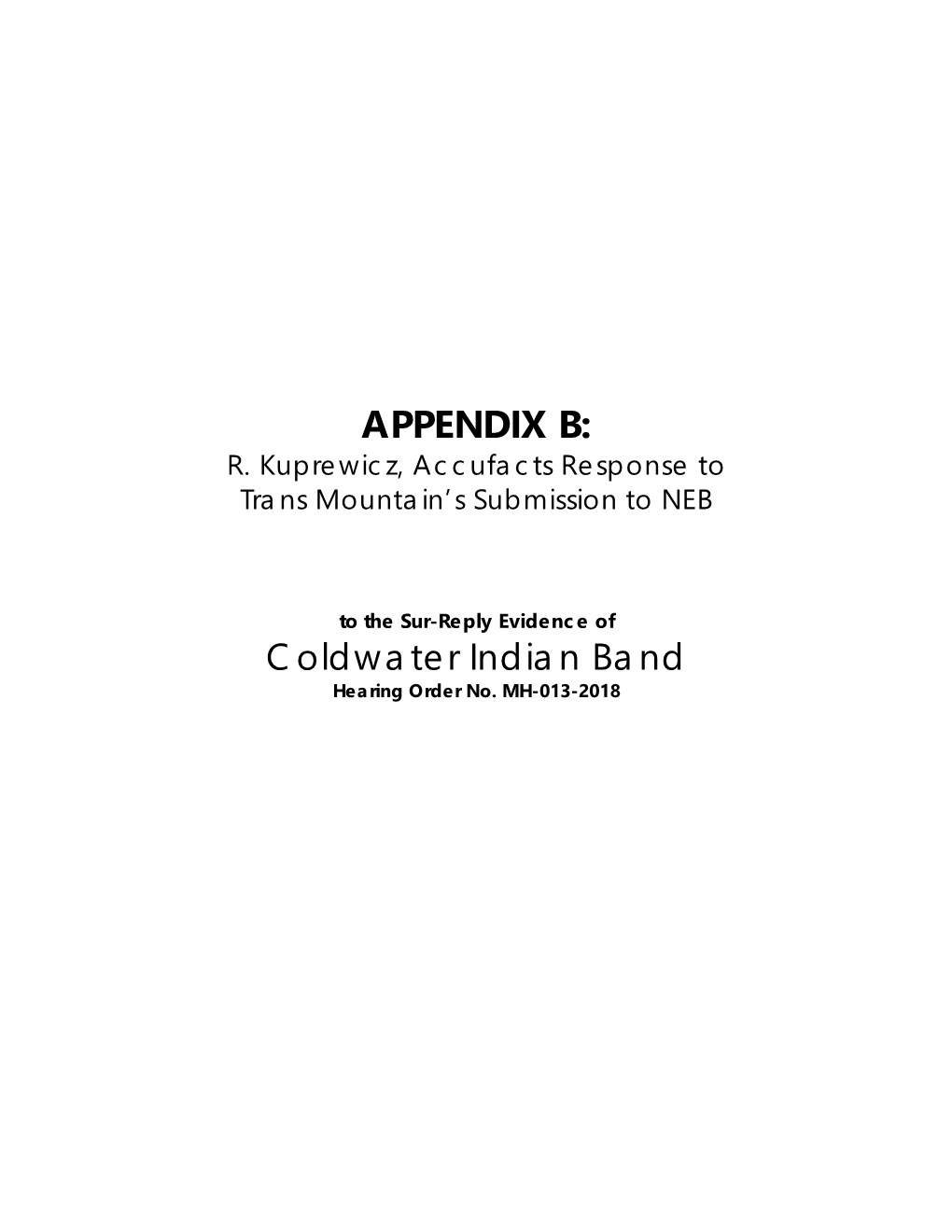 Appendix B: R